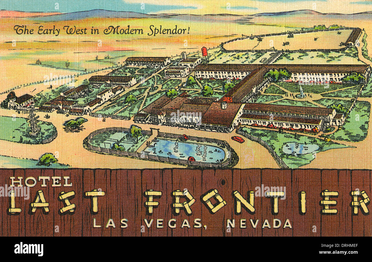 Hotel Last Frontier, Las Vegas, Nevada, USA Stock Photo Alamy