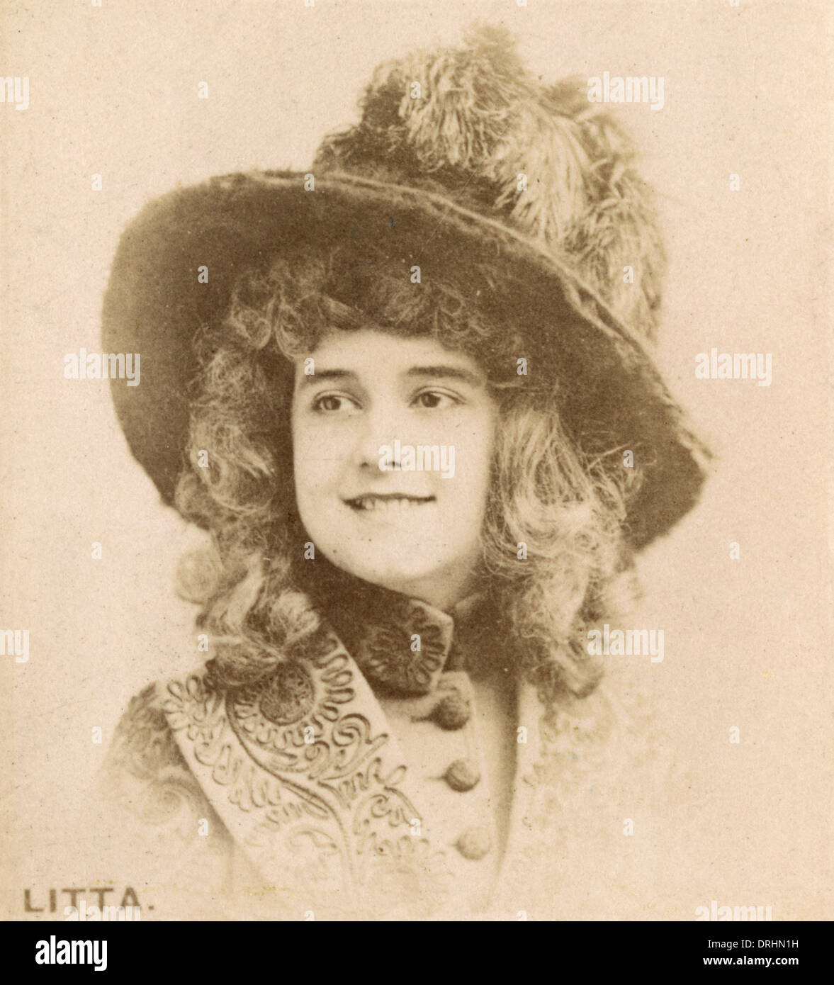 Louise Litta, American actress and singer Stock Photo