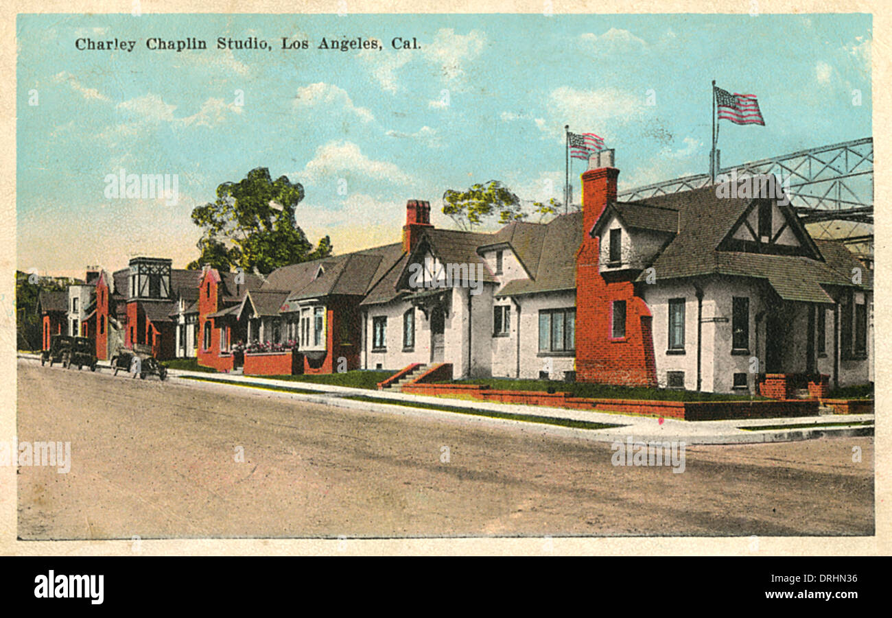 Charlie Chaplin Studios, Hollywood, California, USA Stock Photo