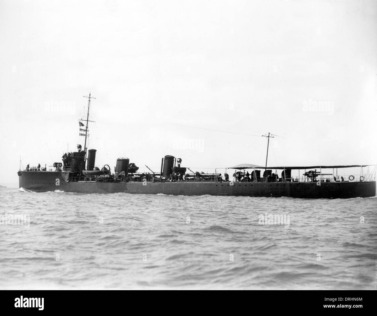HMS Achates, British destroyer, pre-WW1 Stock Photo