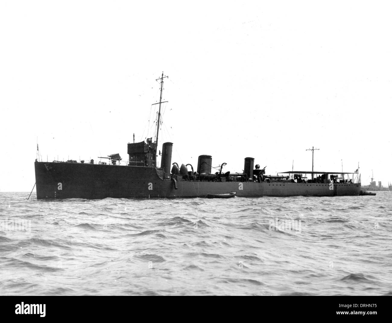 HMS Shark, British destroyer, pre-WW1 Stock Photo