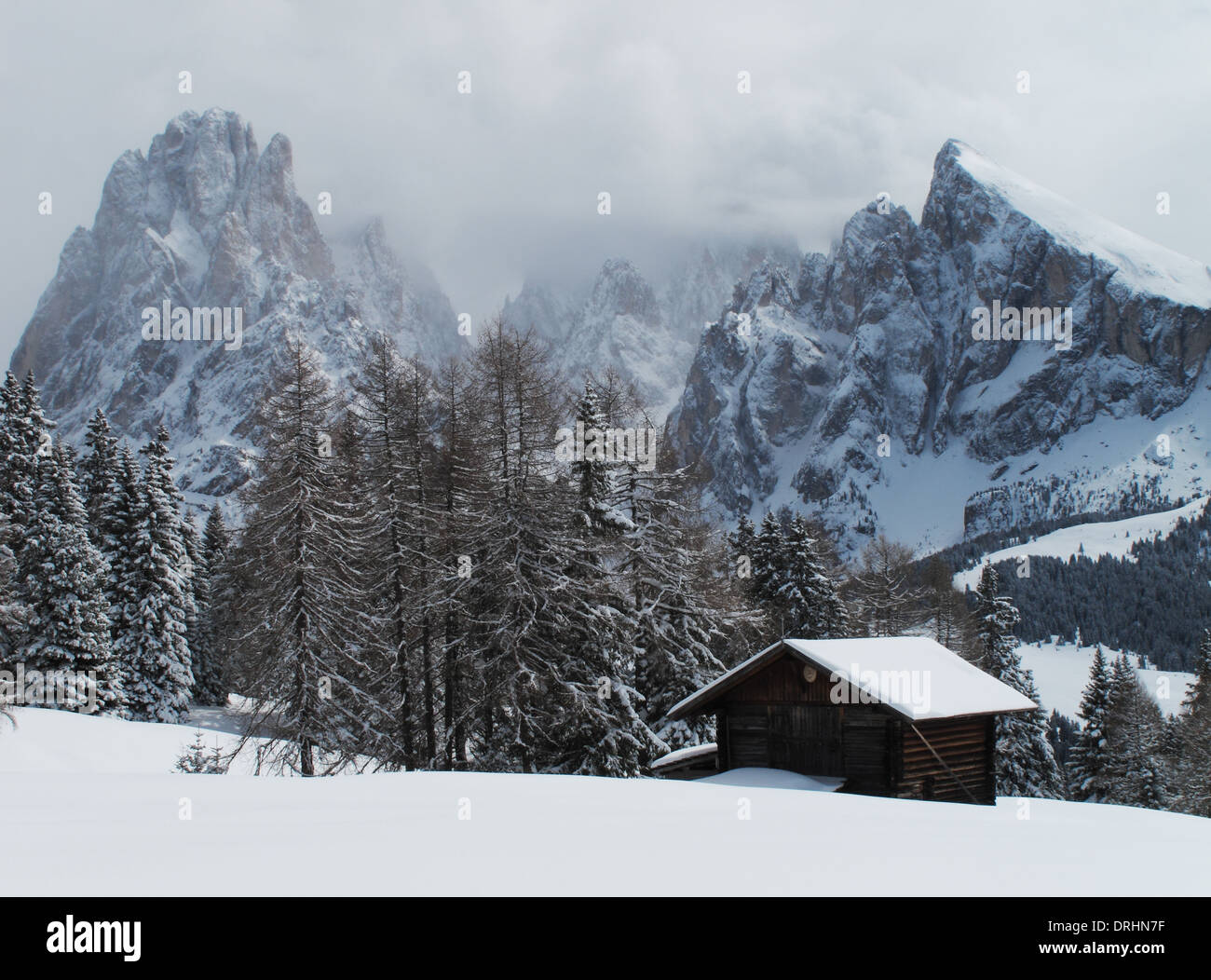 Landscape of the Dolomites,Italy Stock Photo