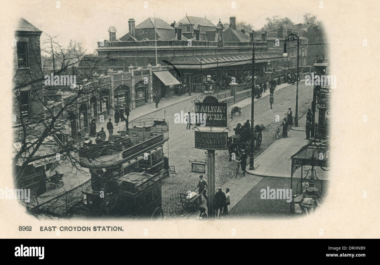 East Croydon Railway Station Stock Photo