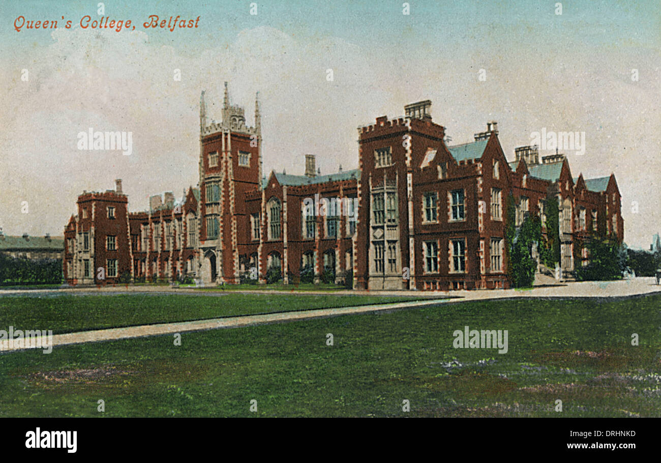 Queen's College, Belfast, Northern Ireland Stock Photo