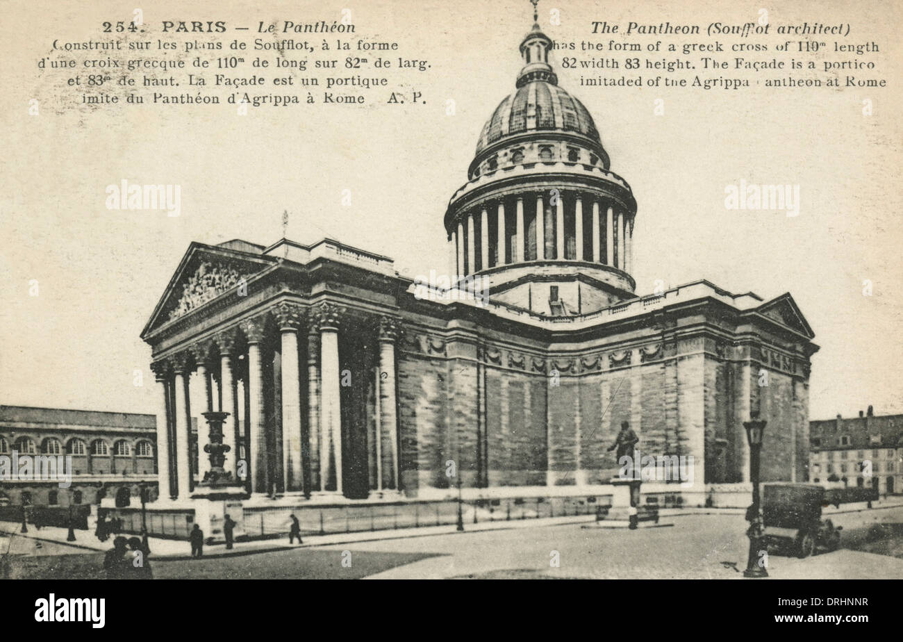Paris - Le Pantheon Stock Photo