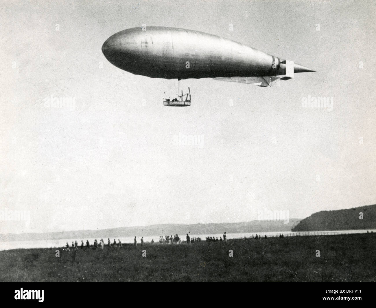 Italian military dirigible or airship Stock Photo