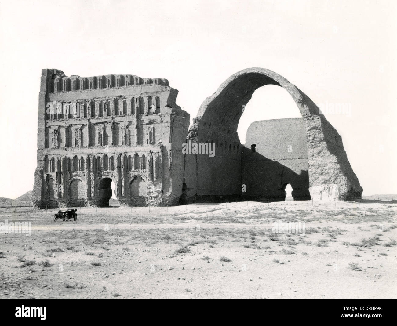 Arch of Ctesiphon, Mesopotamia, WW1 Stock Photo