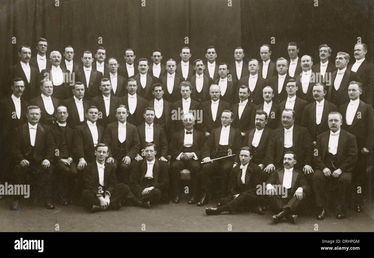 Huddersfield, West Yorkshire - 50-voice Male Choir Stock Photo