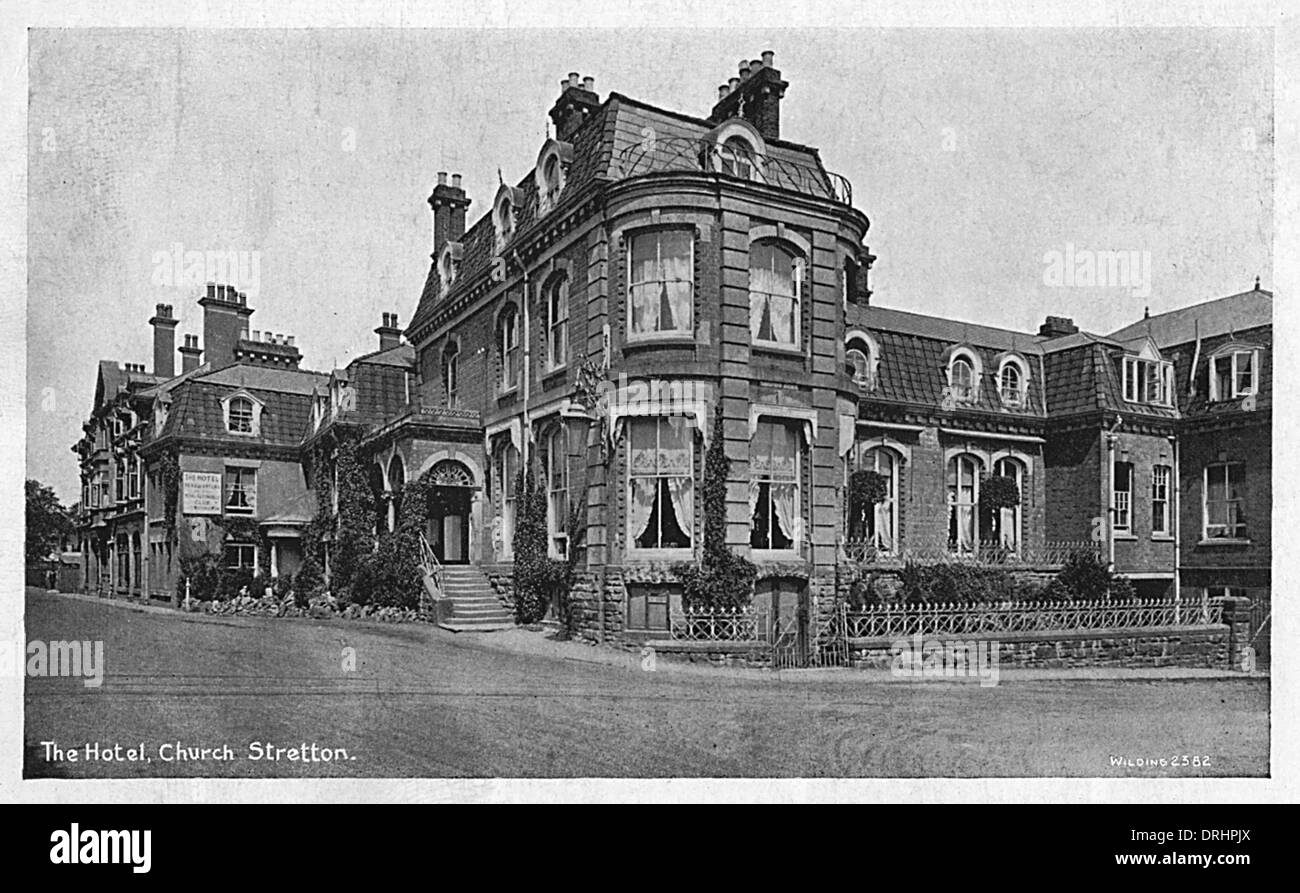 Hotel Church Stretton, Shropshire Stock Photo Alamy