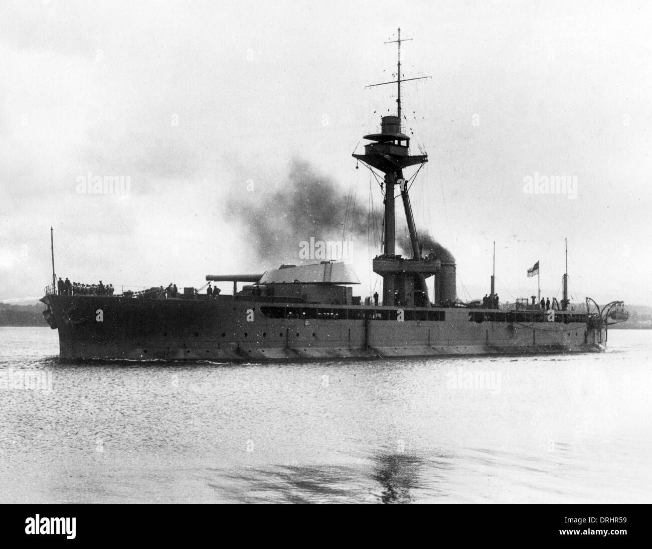 British monitor at sea, WW1 Stock Photo Alamy