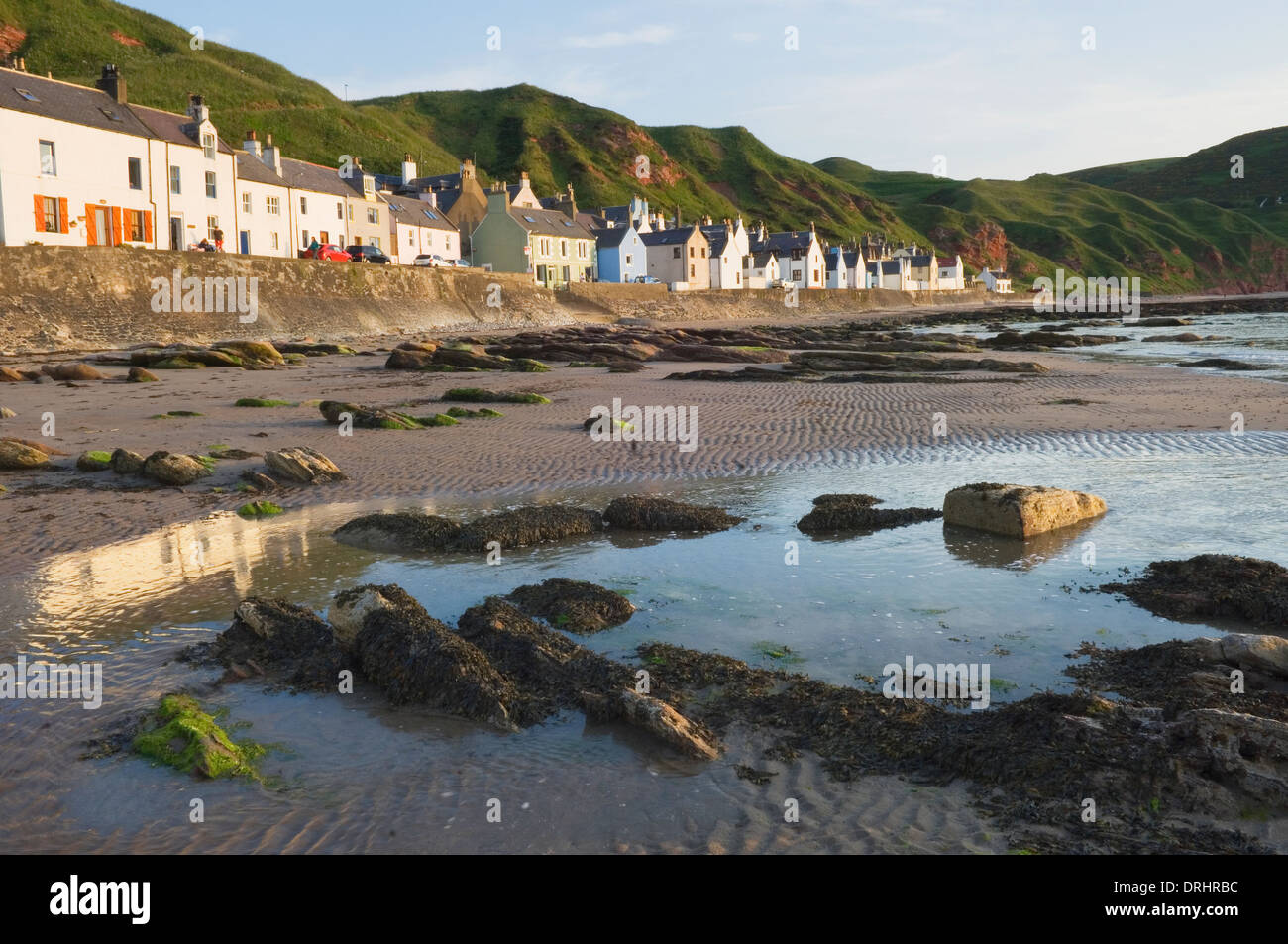The village of Gardenstown, Aberdeenshire, Scotland, UK Stock Photo Alamy