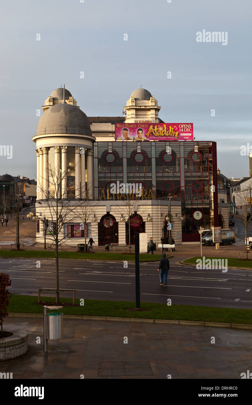 Bradford, West Yorkshire, England, The Alhambra Theatre Pantomime Billy Pearce Chico Stock Photo
