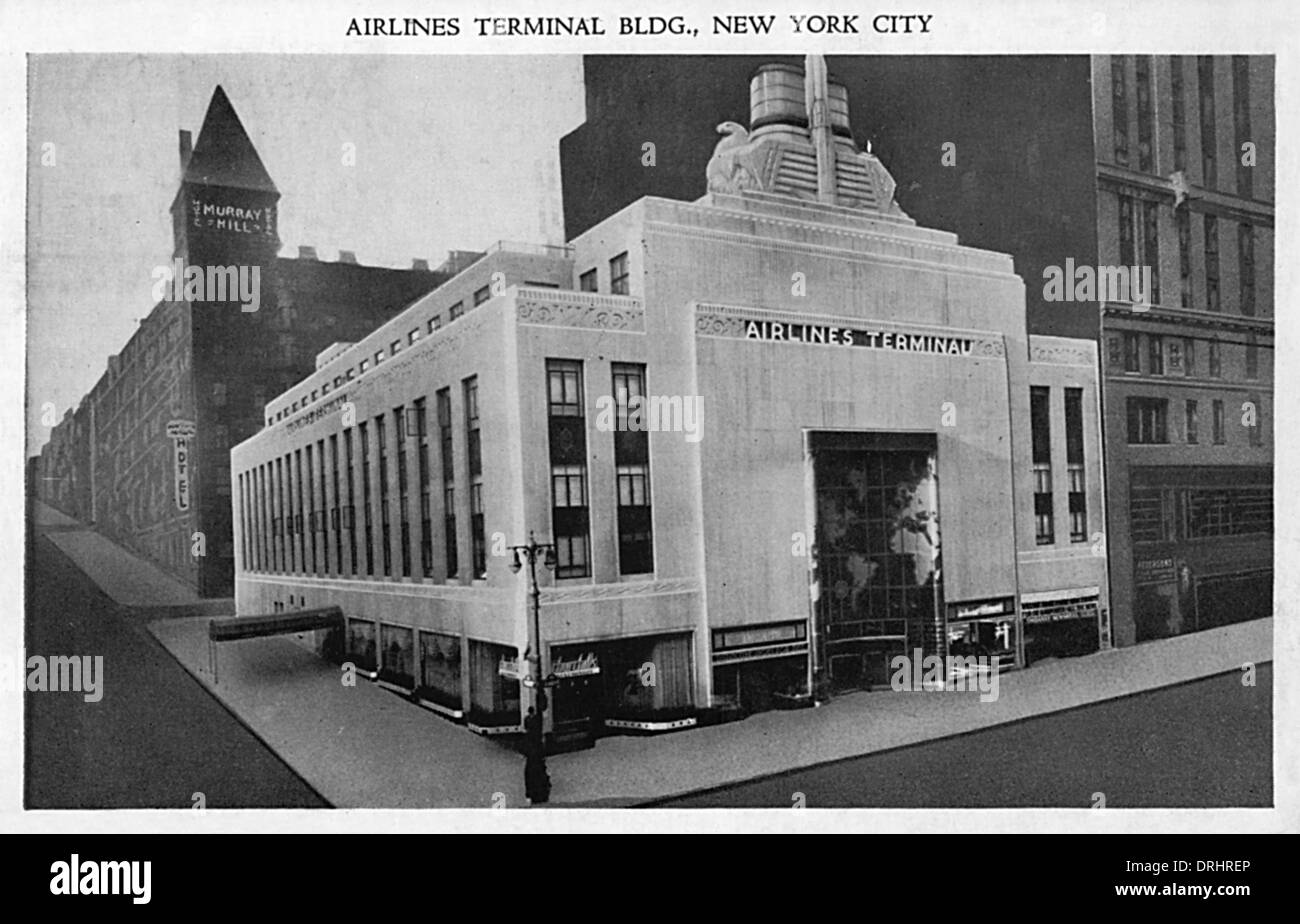 Airlines Terminal Building New York City, USA Stock Photo Alamy