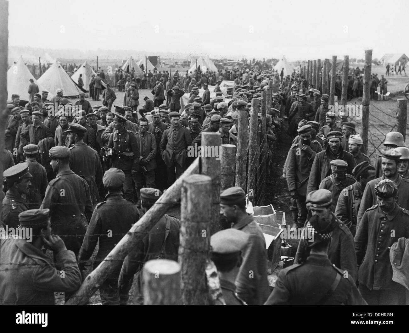 German Prisoners At Dernancourt France Ww1 Stock Photo Alamy