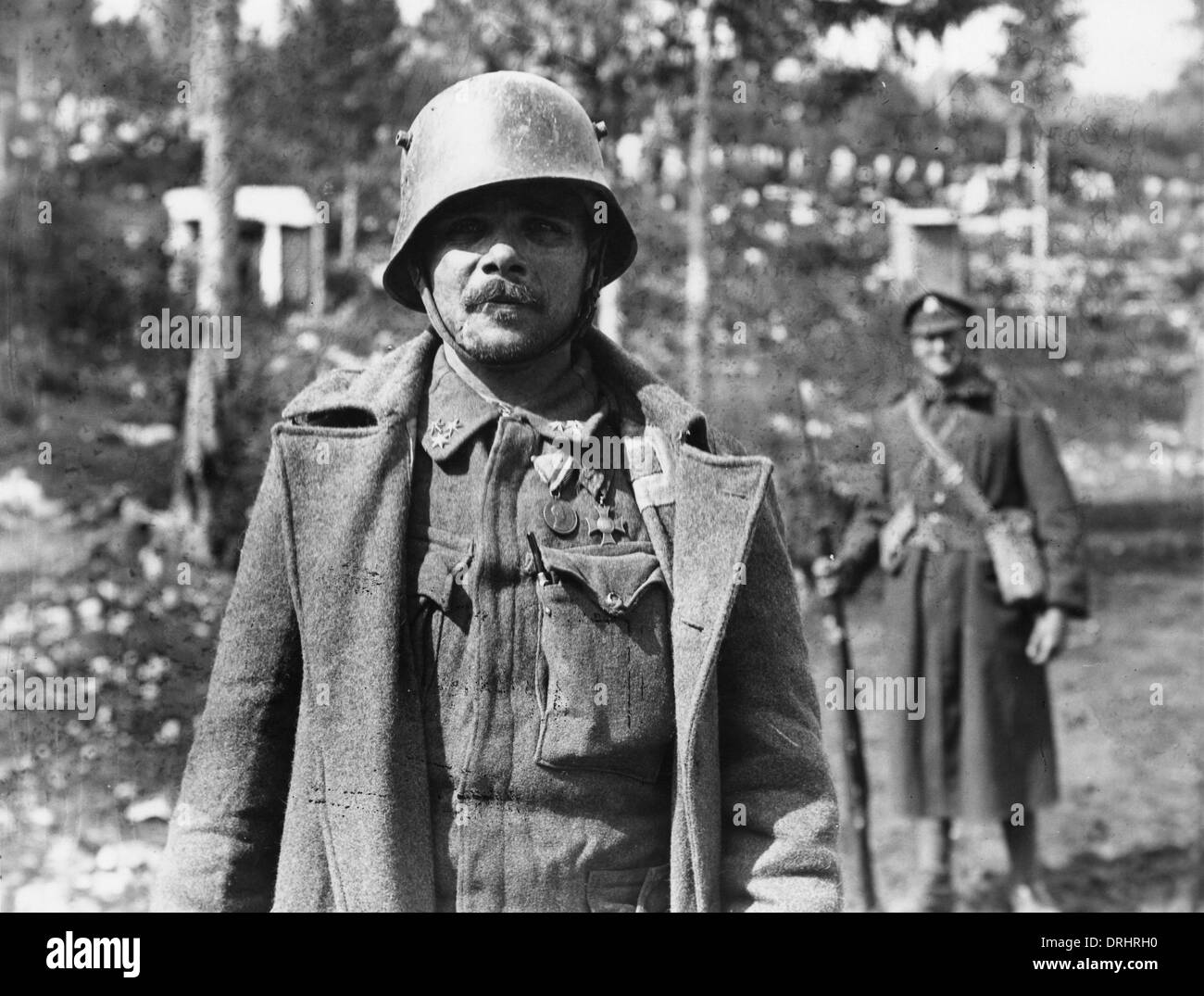 Austrian prisoner of war, WW1 Stock Photo