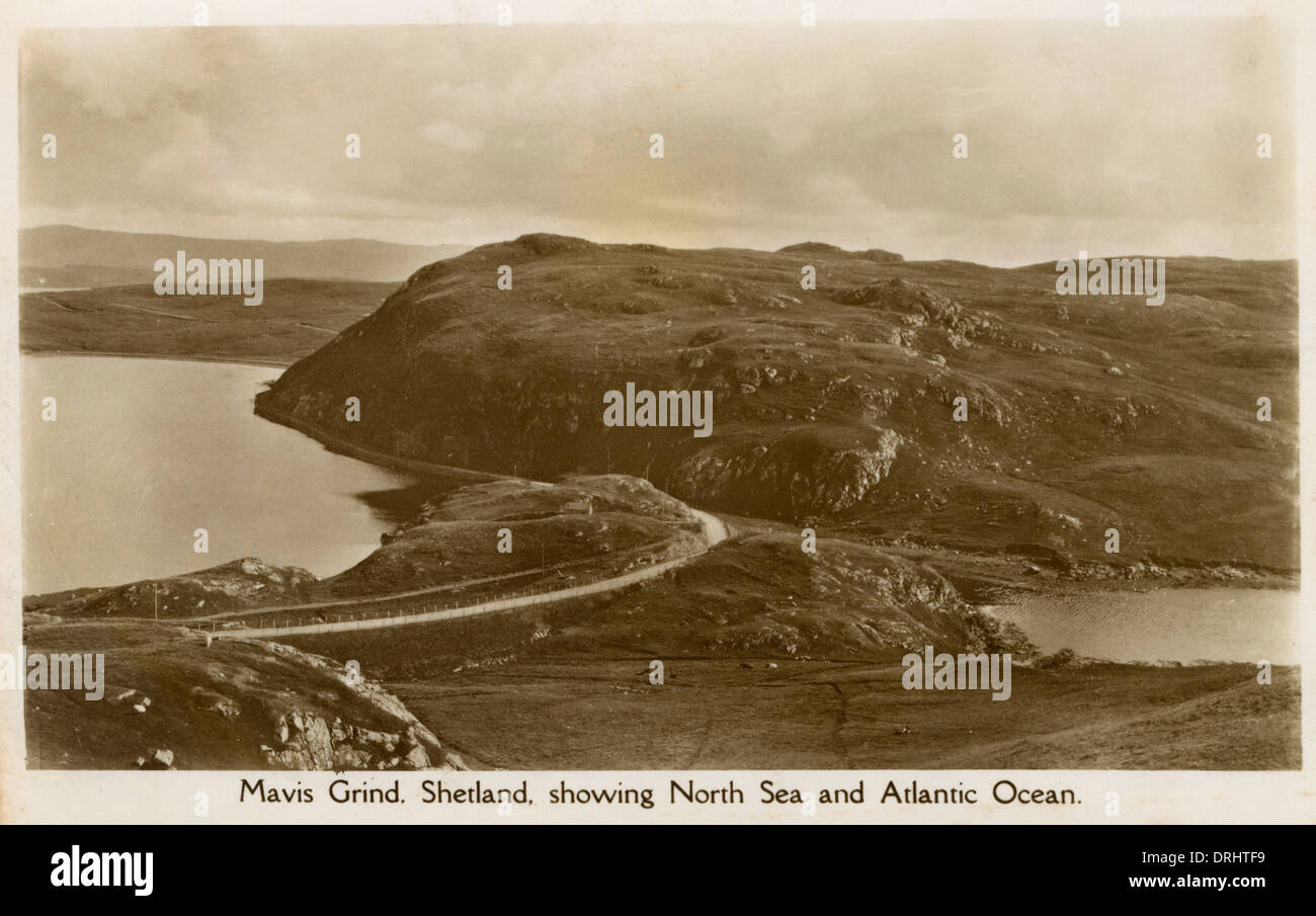Mavis Grind, Shetland Islands Stock Photo