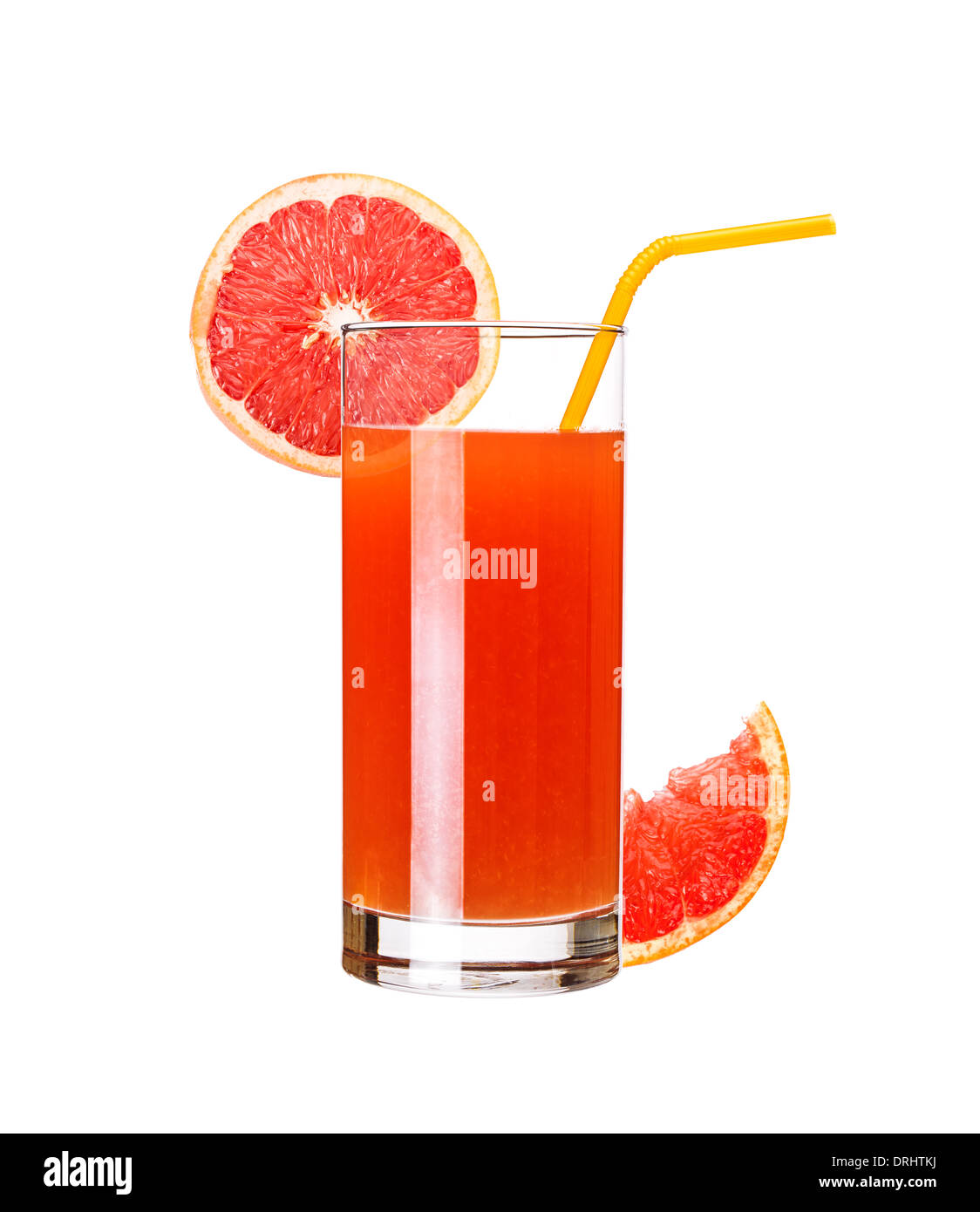 Glass of pink grapefruit juice isolated on white Stock Photo Alamy