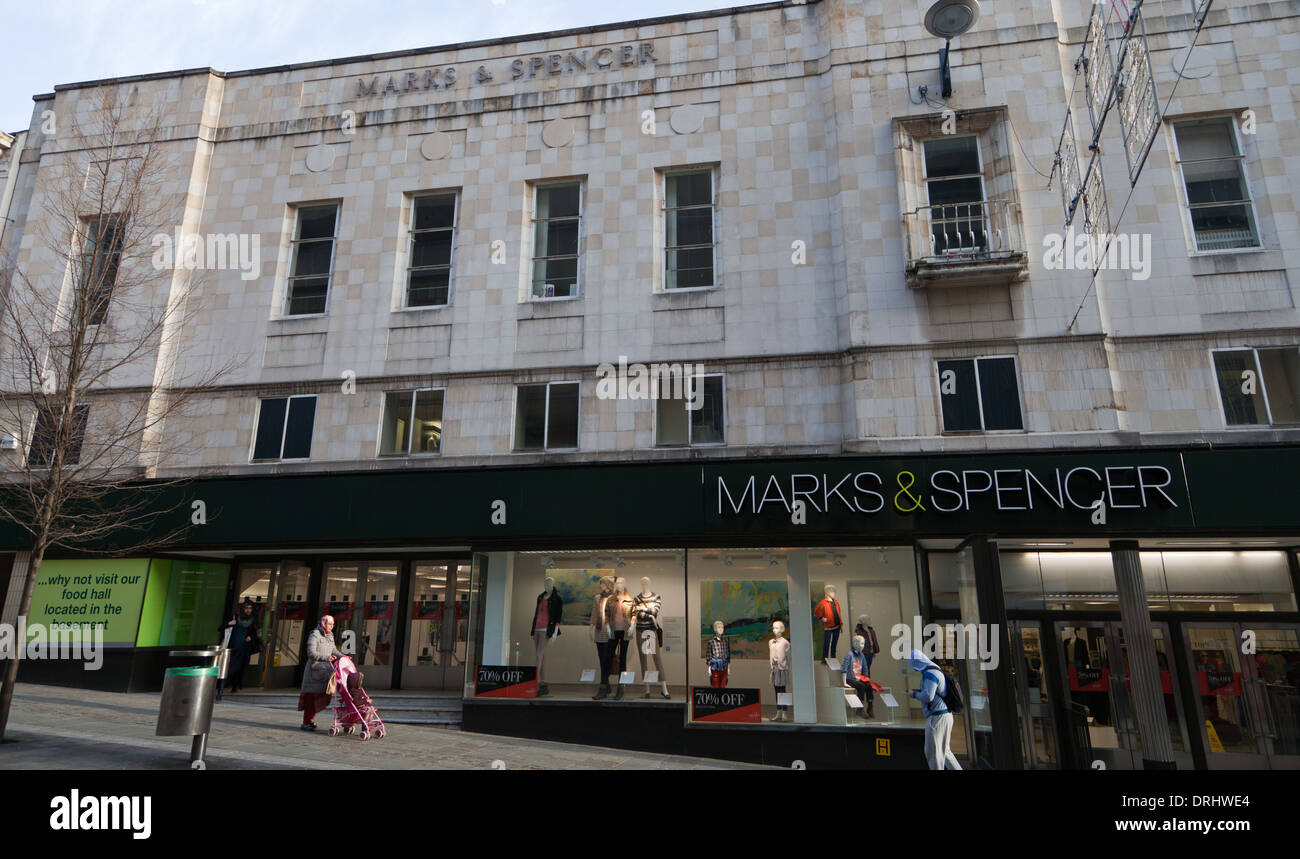 Bradford, West Yorkshire, England, Marks and Spencer, Darley Street