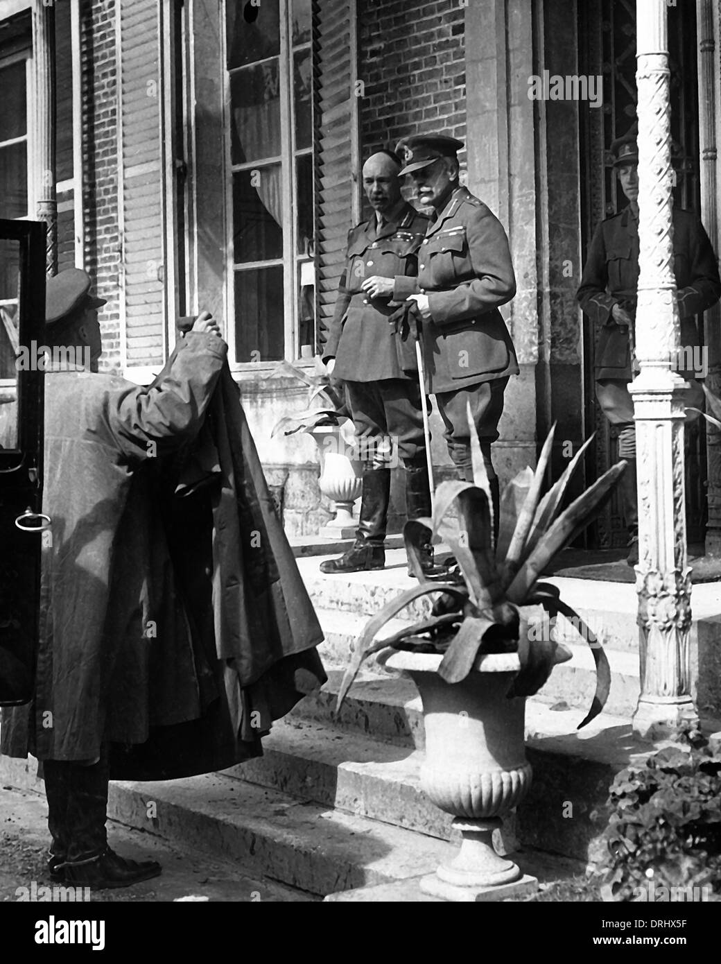 Haig and Rawlinson, Western Front, WW1 Stock Photo Alamy