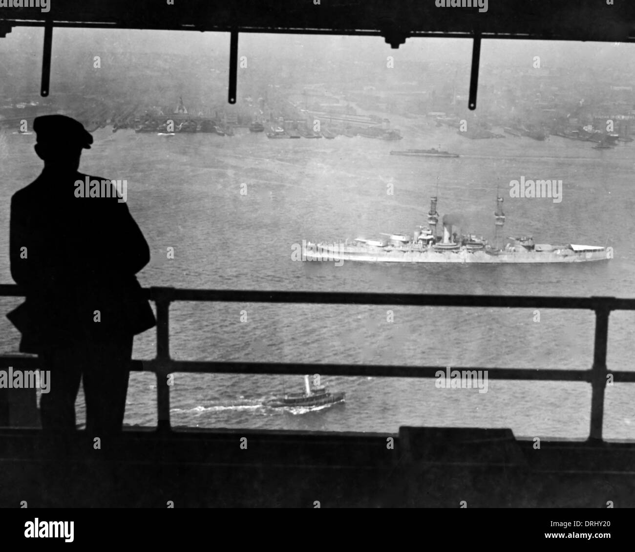 American dreadnought, USS Pennsylvania, New York, USA Stock Photo