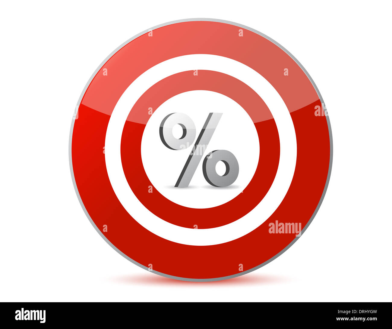 target discounts percentage sign illustration design Stock Photo Alamy