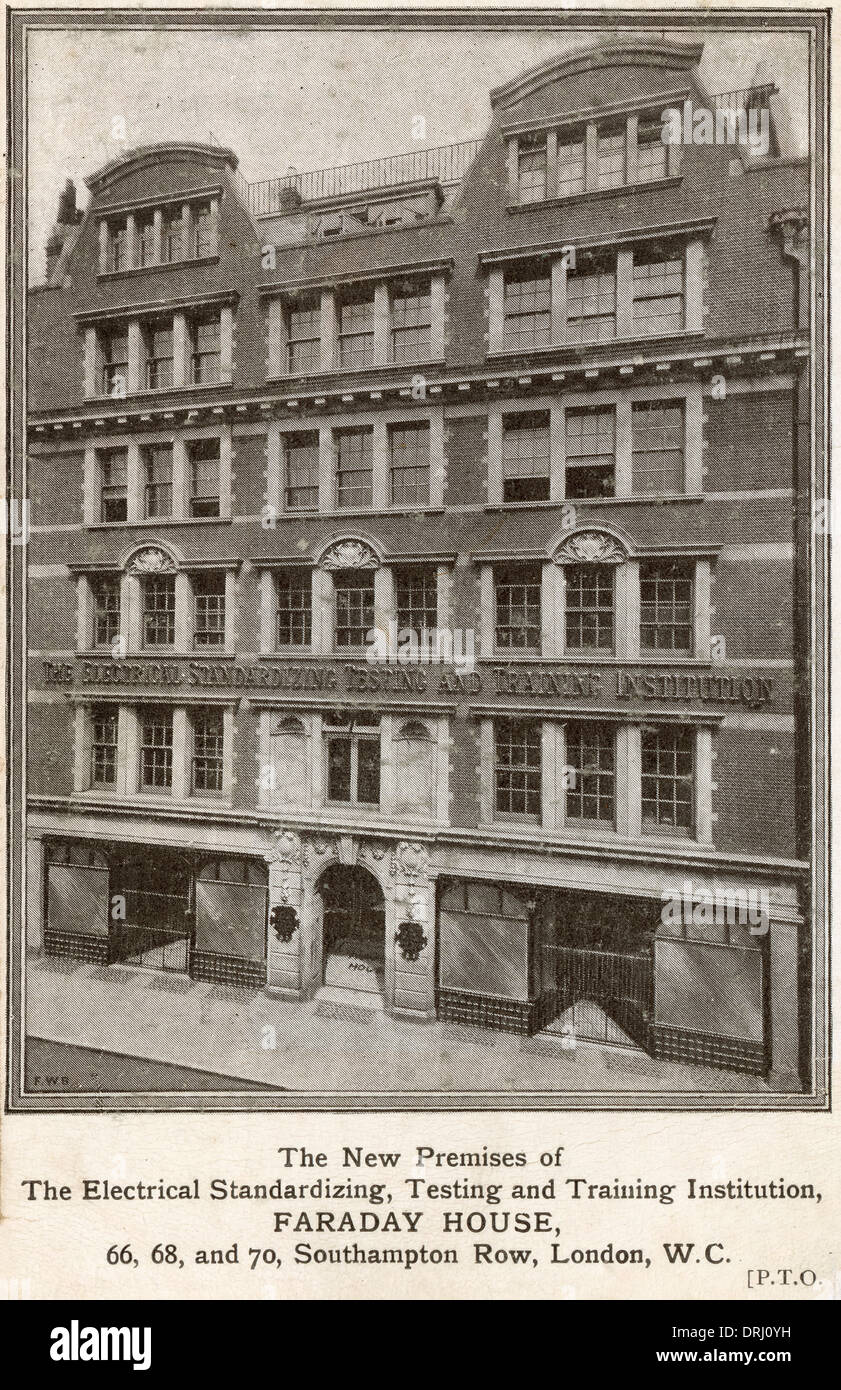 Faraday House, Southampton Row, London Stock Photo