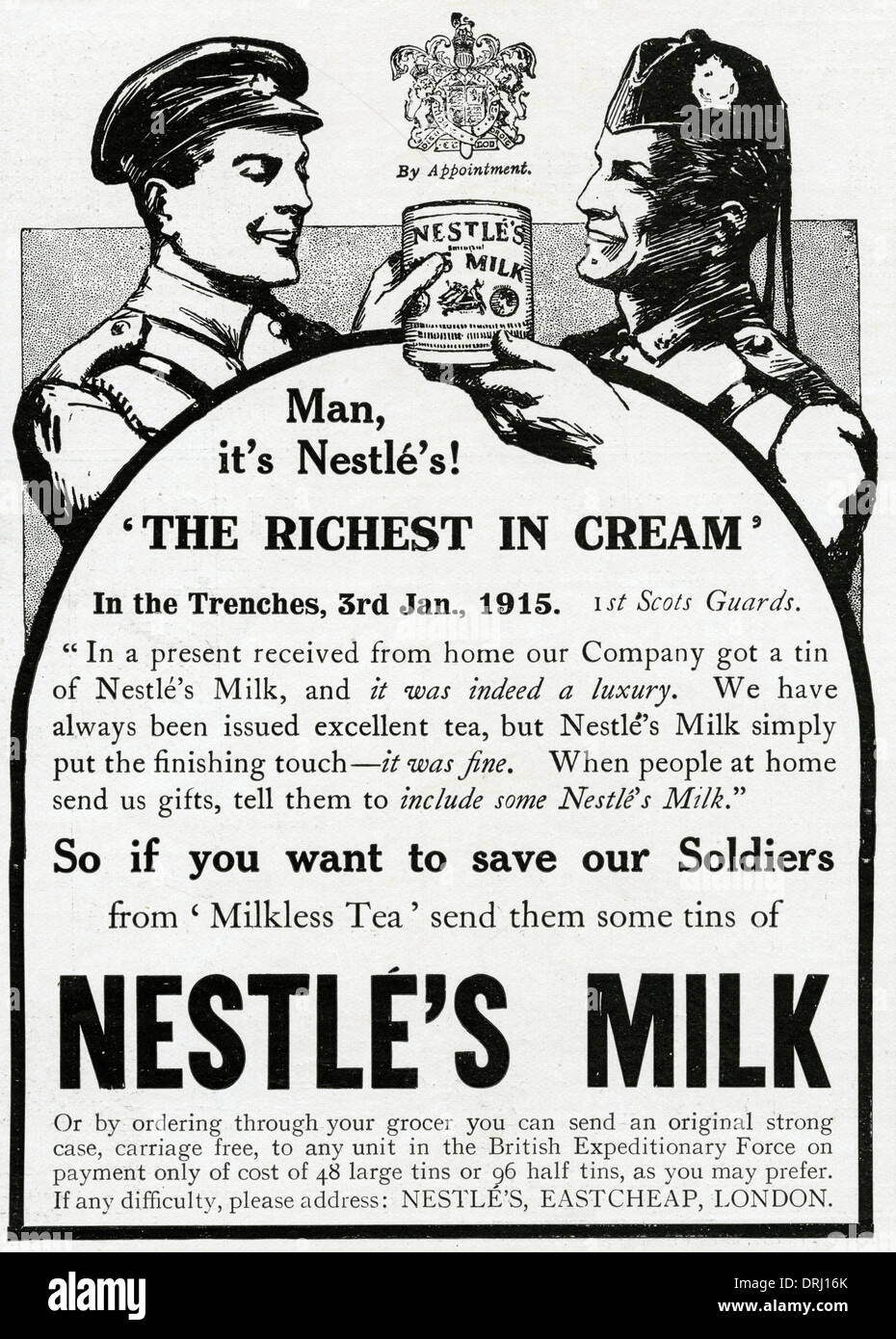 Vintage Nestle Tin 