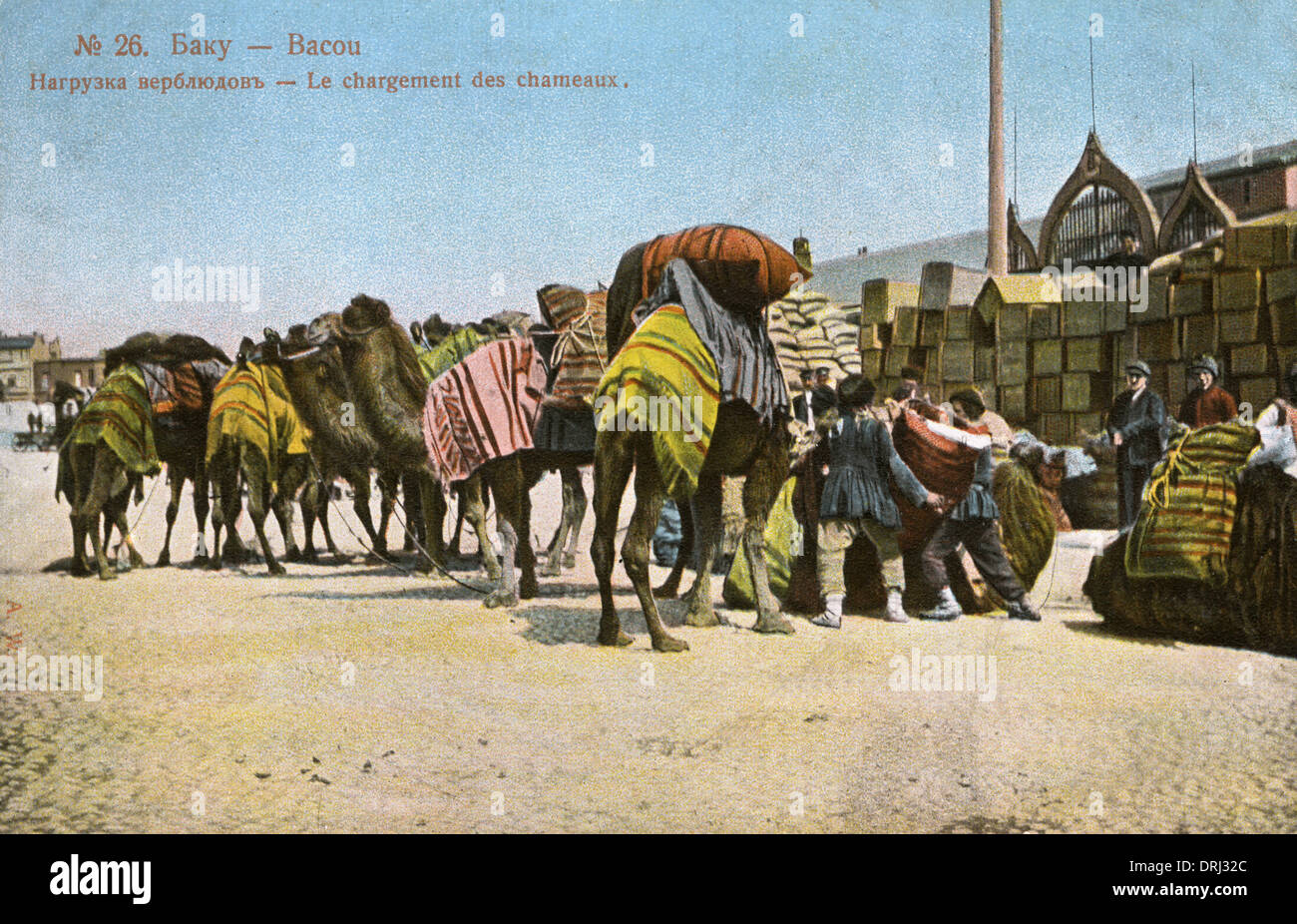 Караван баку. Караван торговцев. Караван 19 век. Верблюды в Баку. Древние базары Баку.