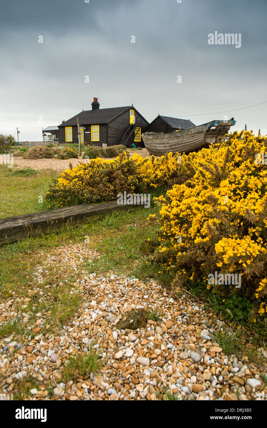 Prospect Cottage, formally owned by Derek Jarman, Dungeness, Kent Stock