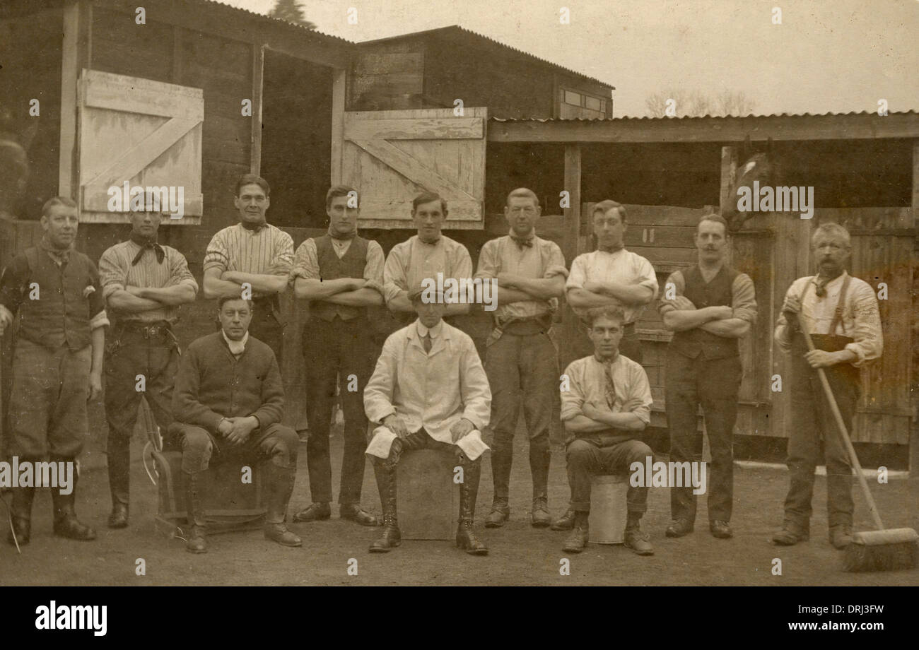 Ronald Farquharson Chittern Racing Stables, England Stock Photo