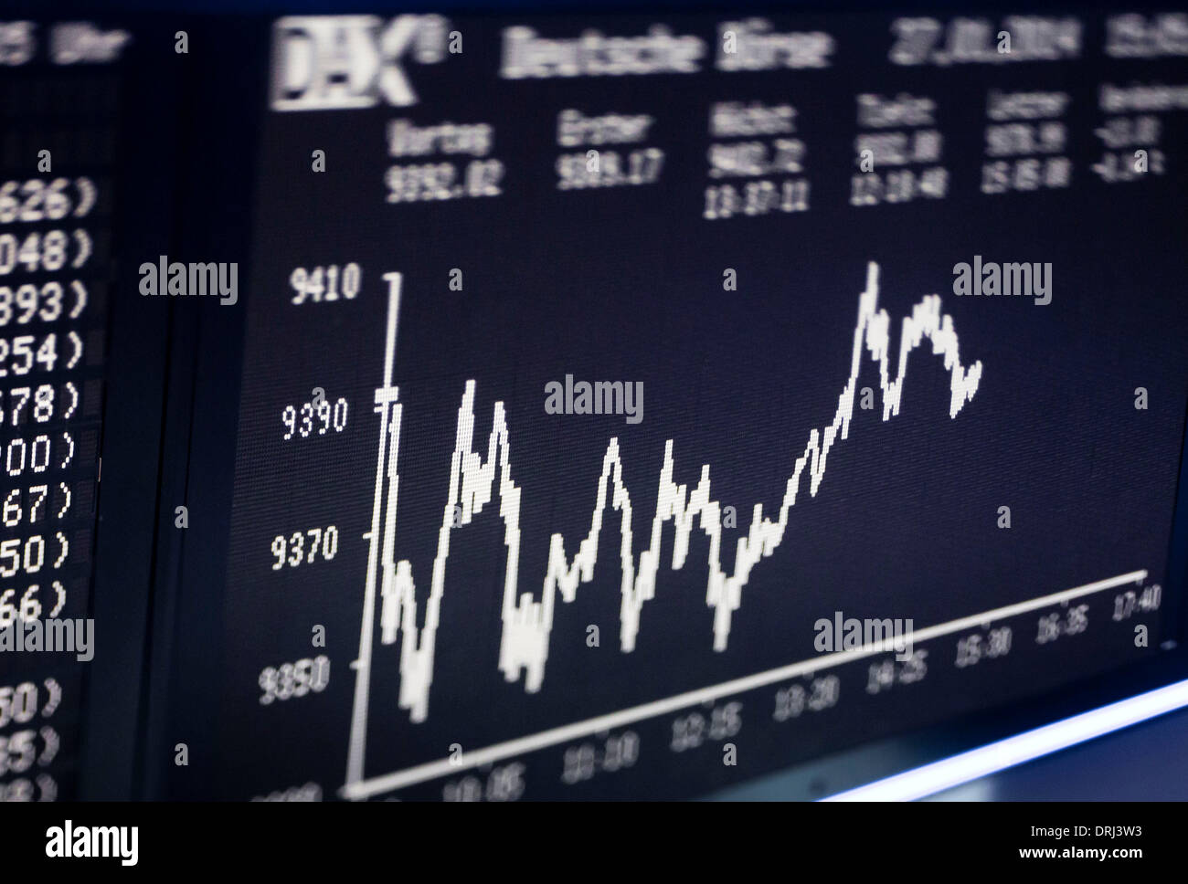 trading floor of the frankfurt stock exchange deutsche borse ag frankfurt am main hesse germany stock photo alamy