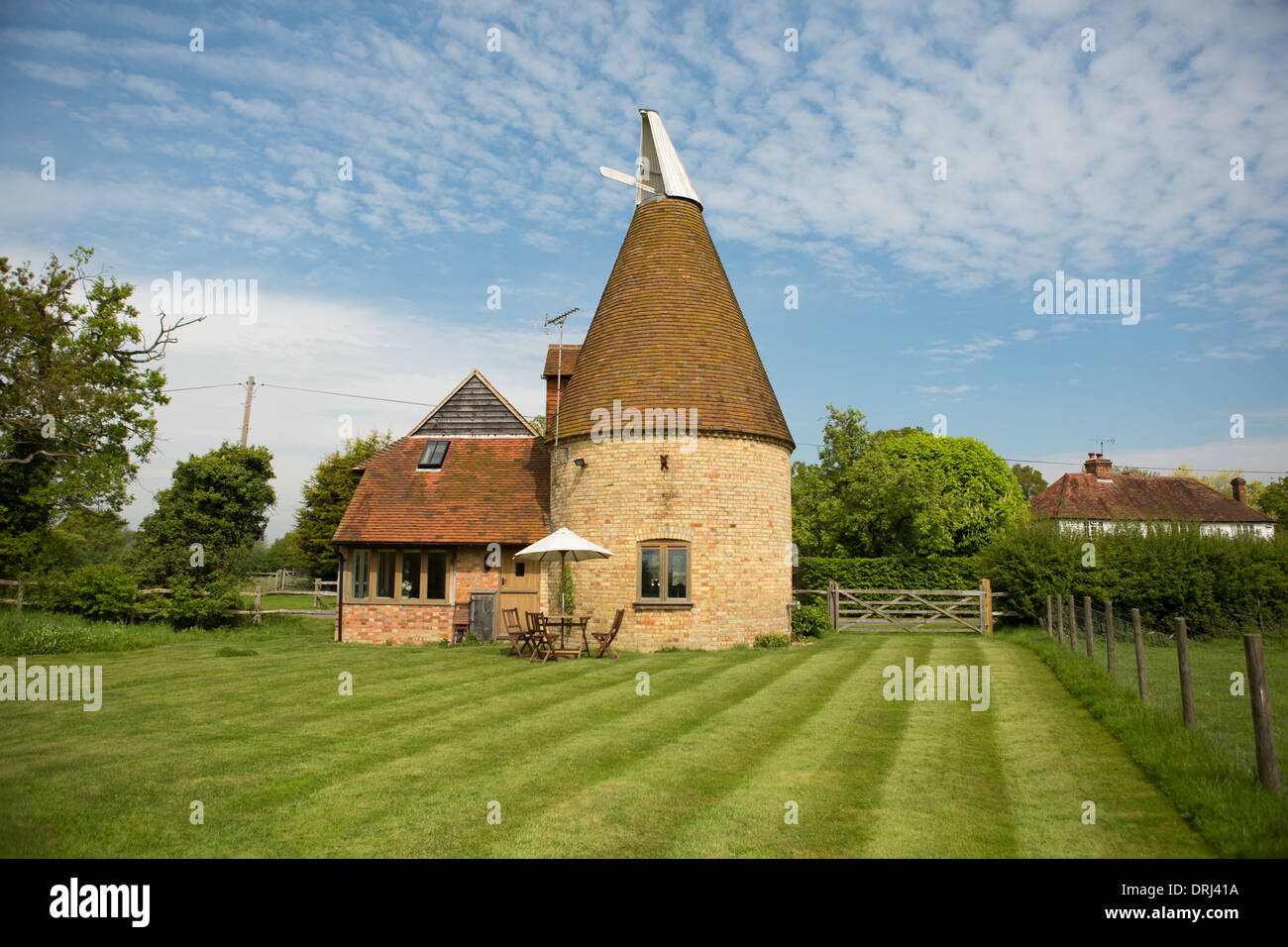 Oast house in Kent Stock Photo Alamy