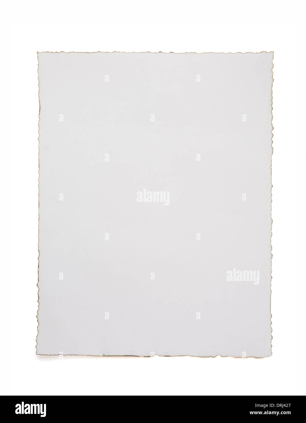 paper vintage parchment isolated on white background Stock Photo - Alamy