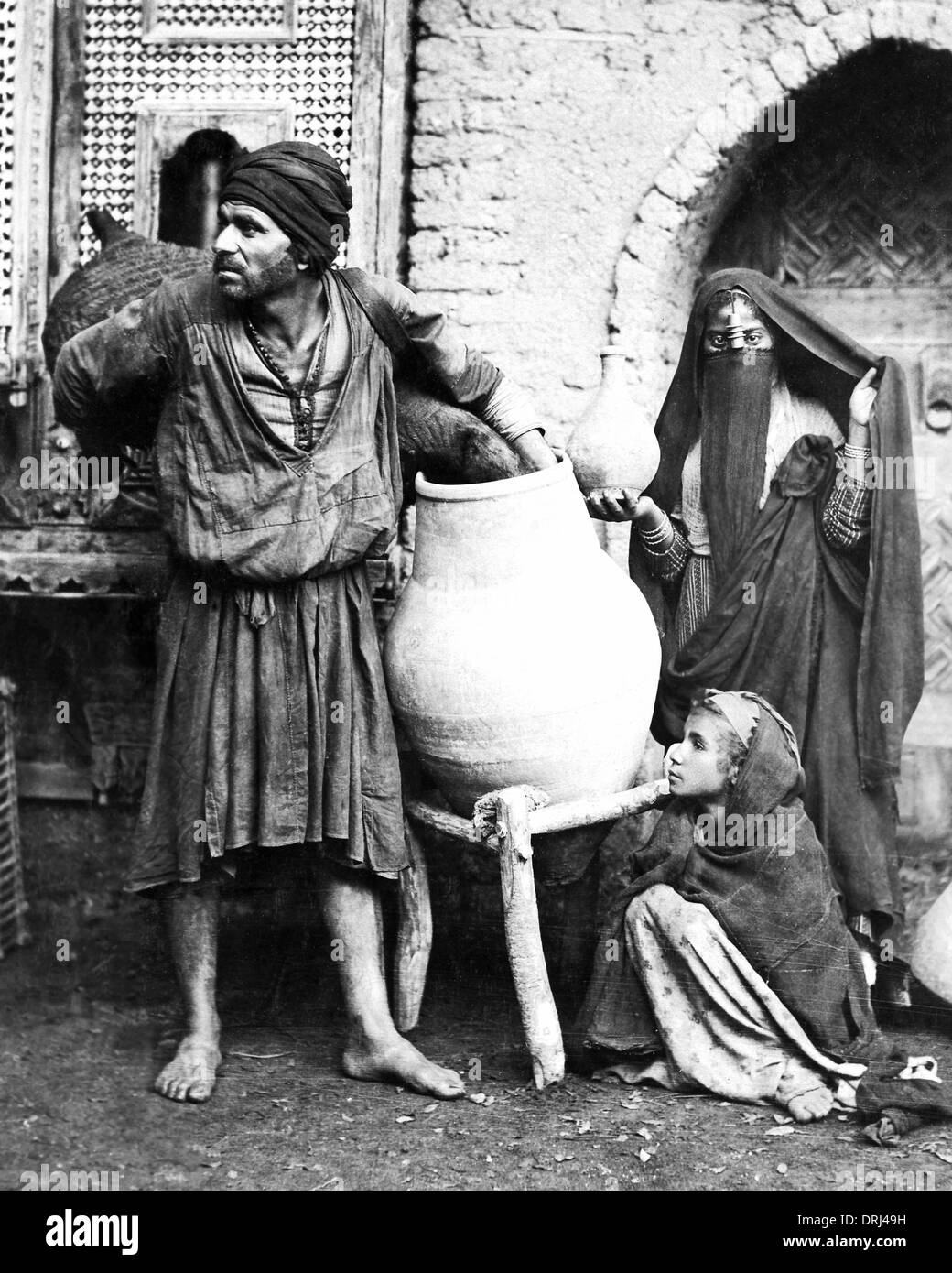 Water carrier, Egypt Stock Photo Alamy