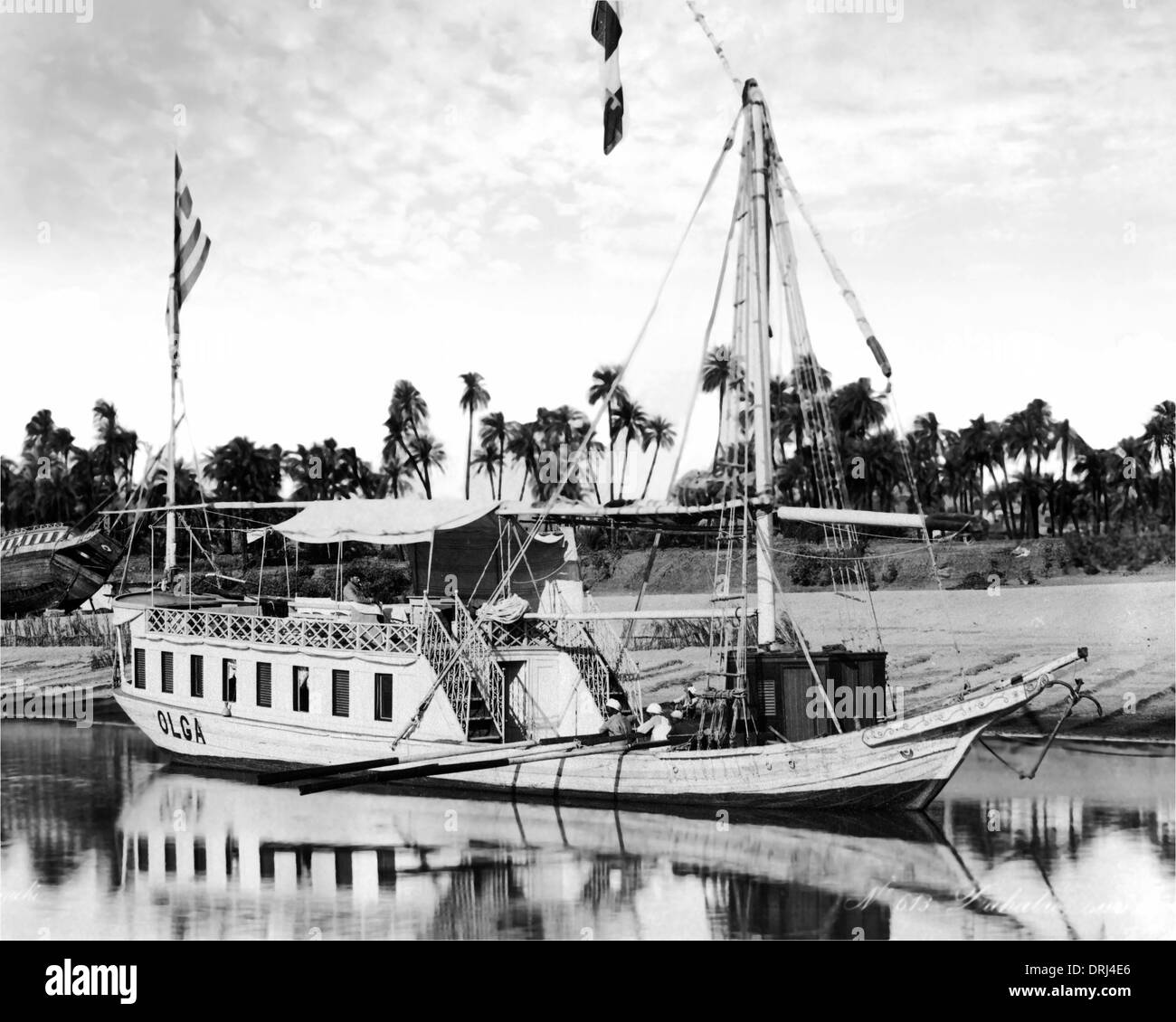 Nile barge, Egypt Stock Photo Alamy