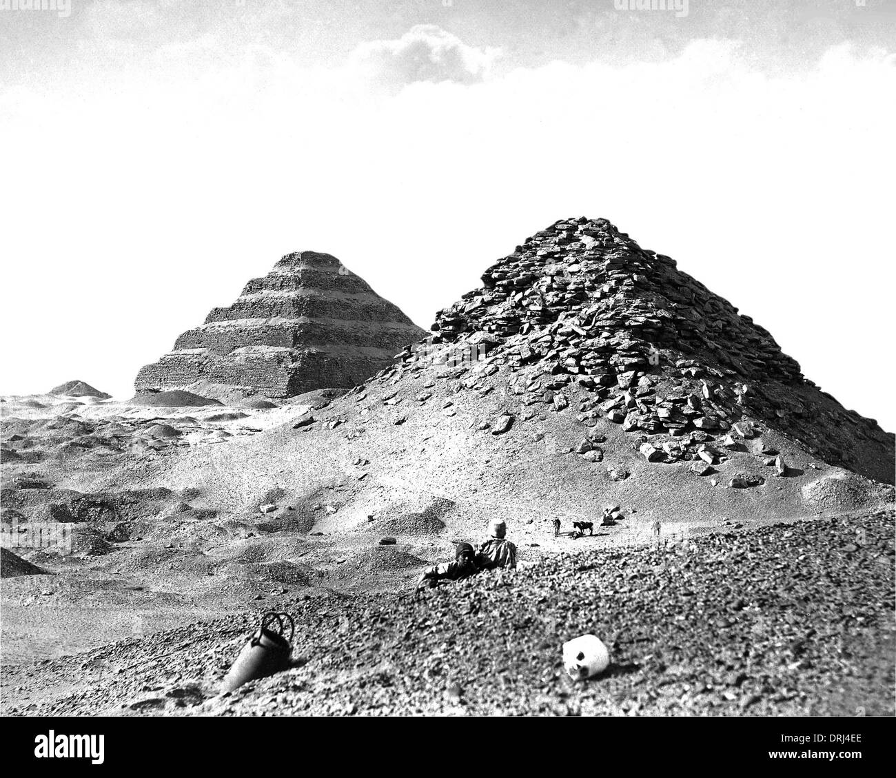 Stepped pyramid, Djoser, Egypt Stock Photo