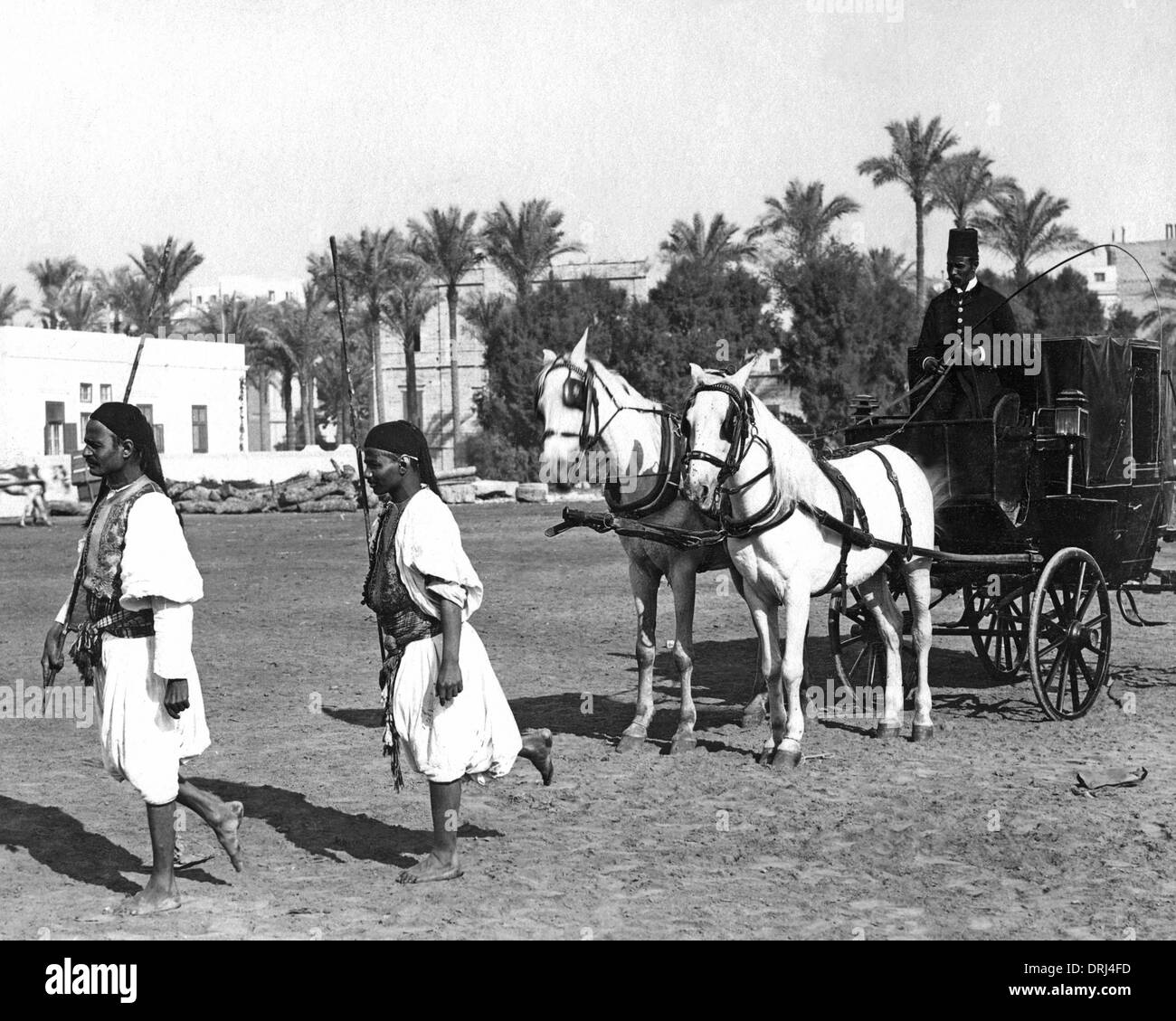 Horsedrawn carriage, Egypt Stock Photo Alamy