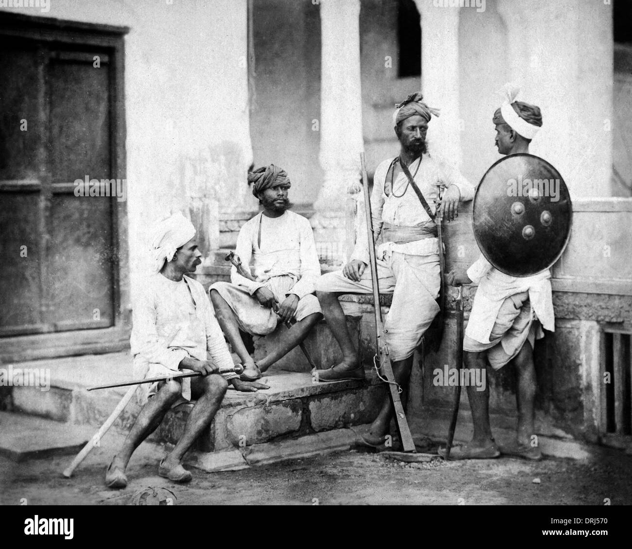 Chauhan Rajputs, northern India Stock Photo
