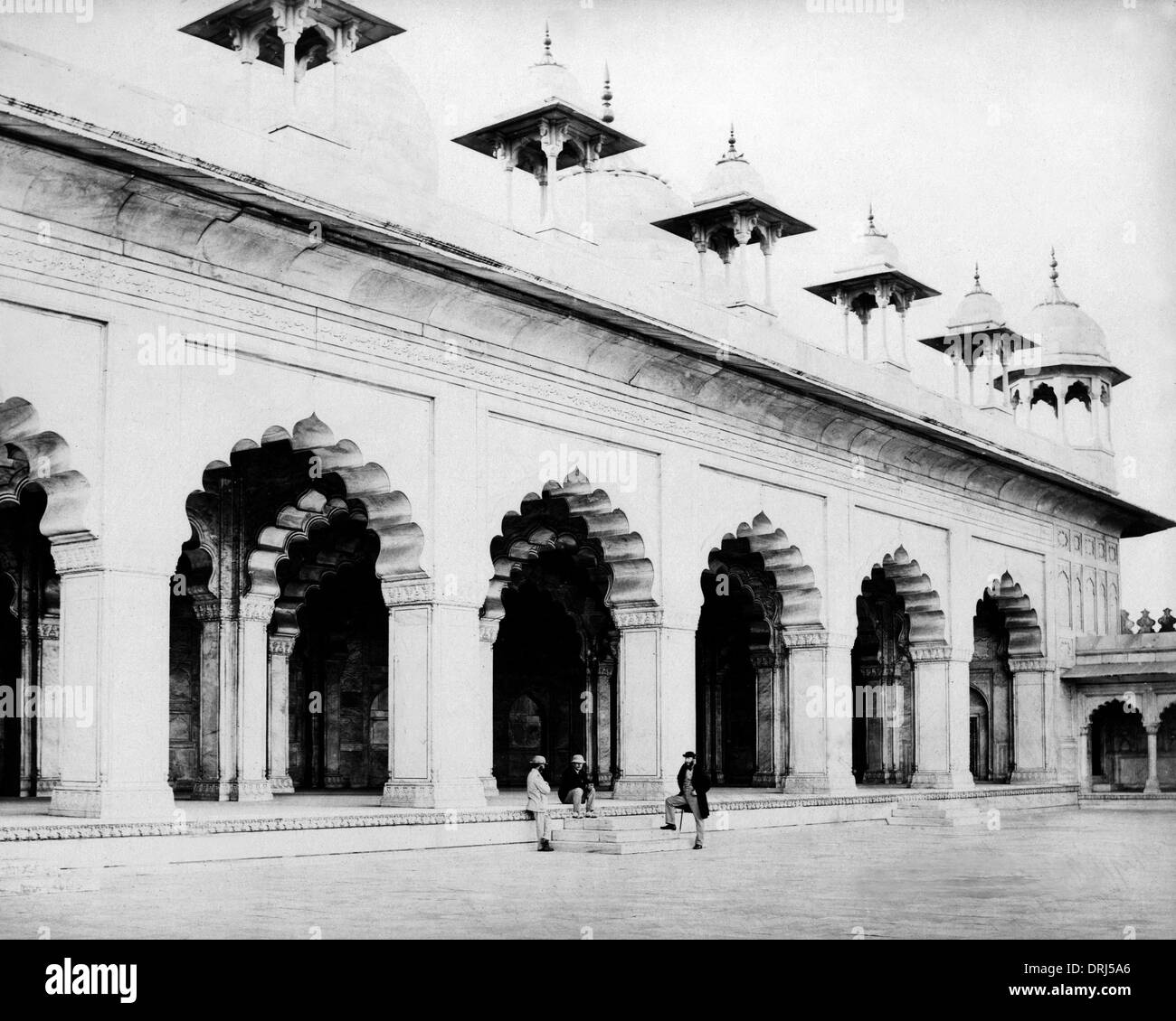 Moti masjid pearl mosque Black and White Stock Photos & Images Alamy