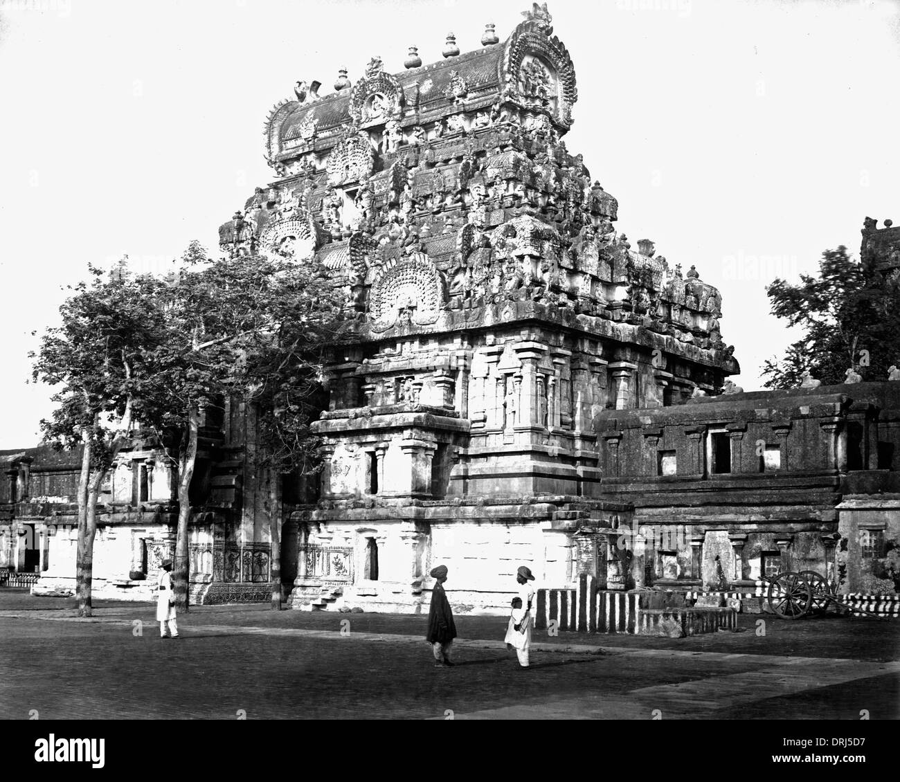 The Inner Gopuram, Tanjore, Tamil Nadu, India Stock Photo