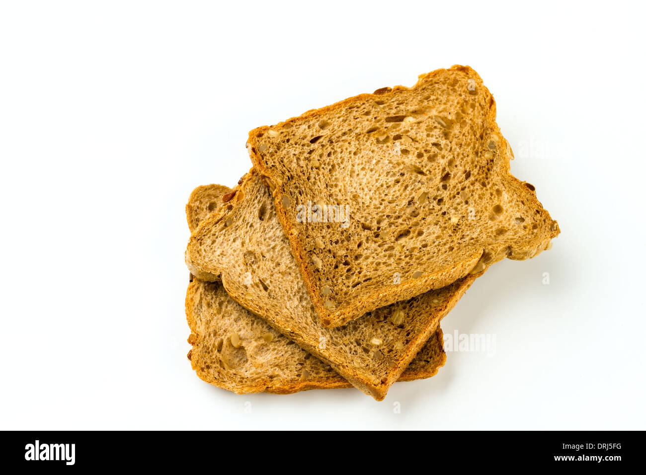 sliced fresh bread isolated on white background Stock Photo - Alamy