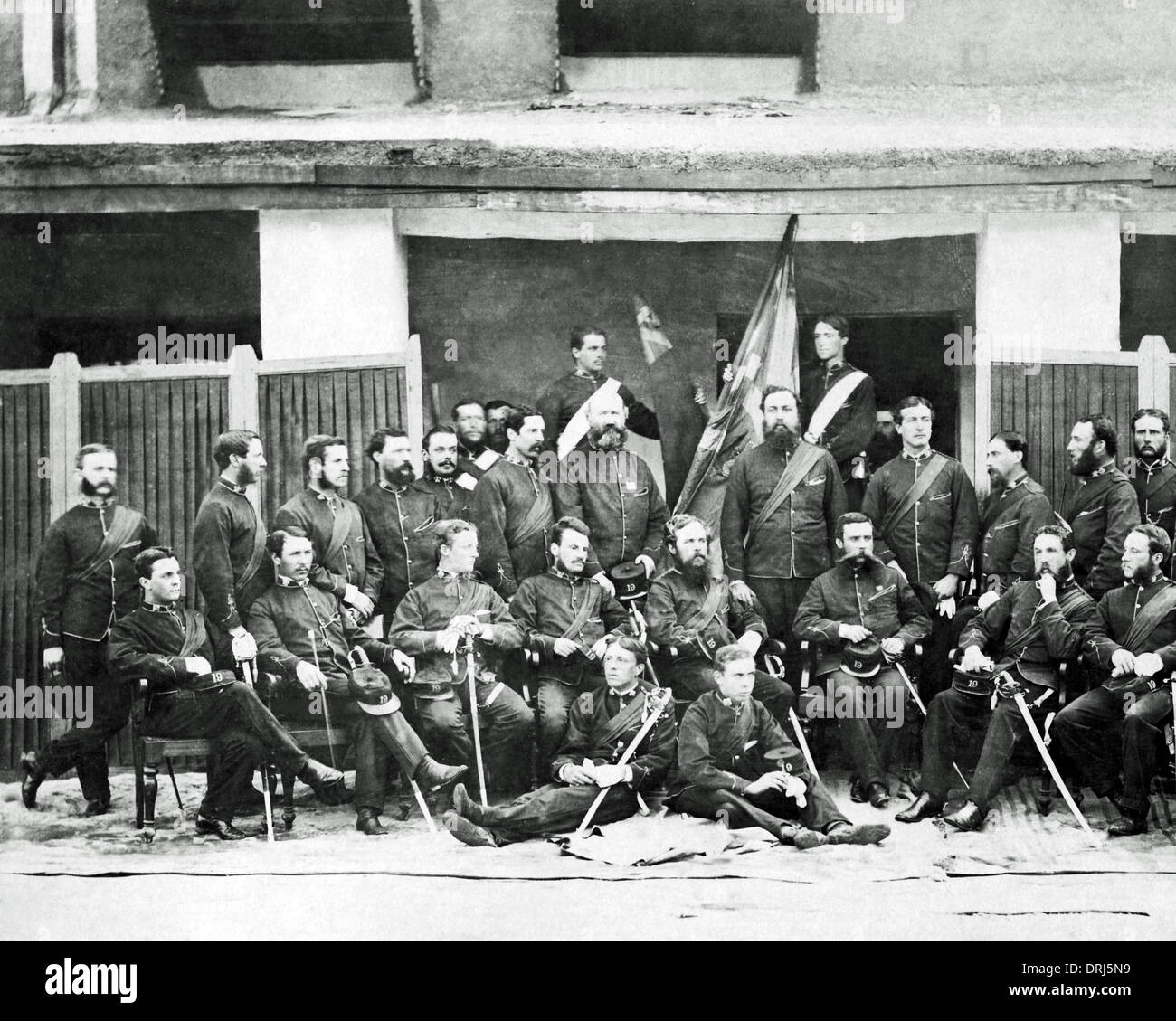 19th Regiment, India Stock Photo