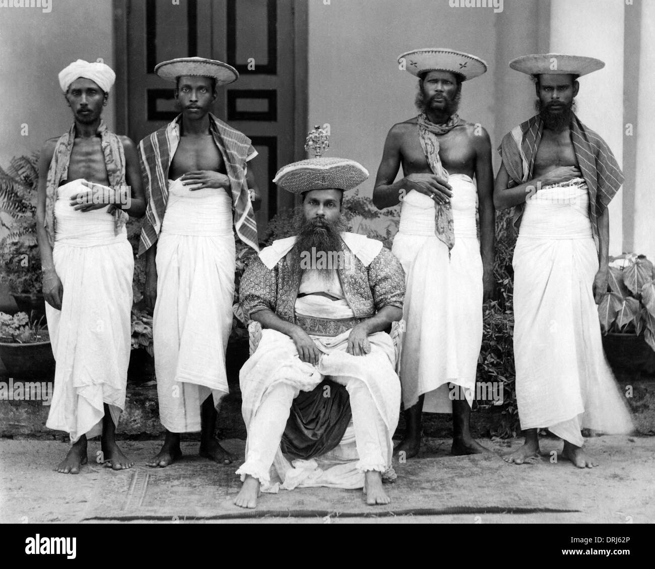 Native Chiefs, Ceylon (Sri Lanka Stock Photo Alamy