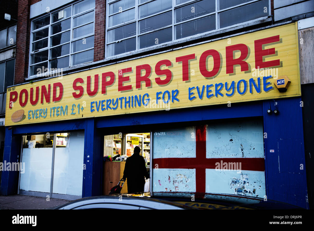 Pound Superstore, Church Street, London NW8, England, UK Stock Photo