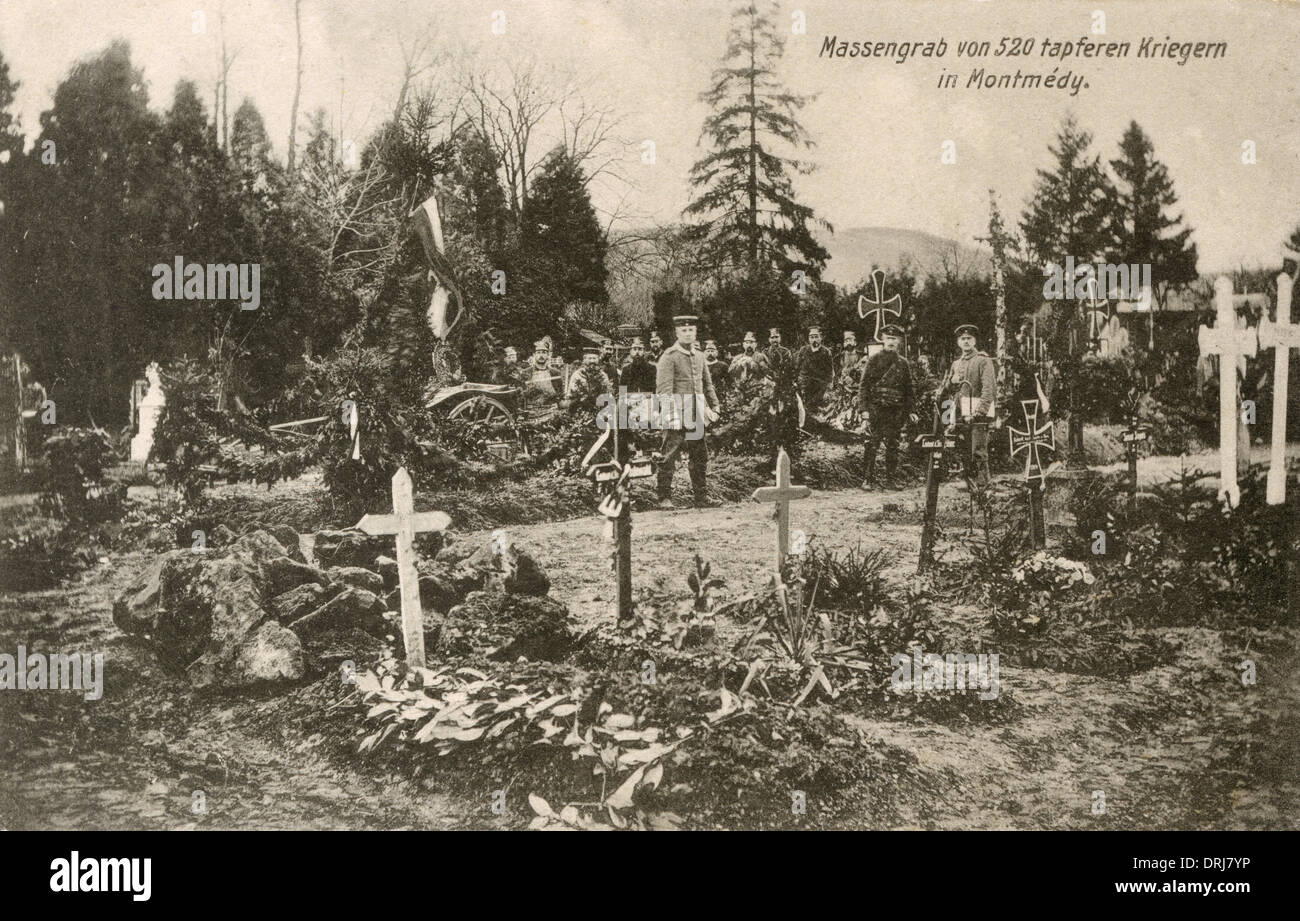 Montmedy German Cemetery, Meuse, France Stock Photo