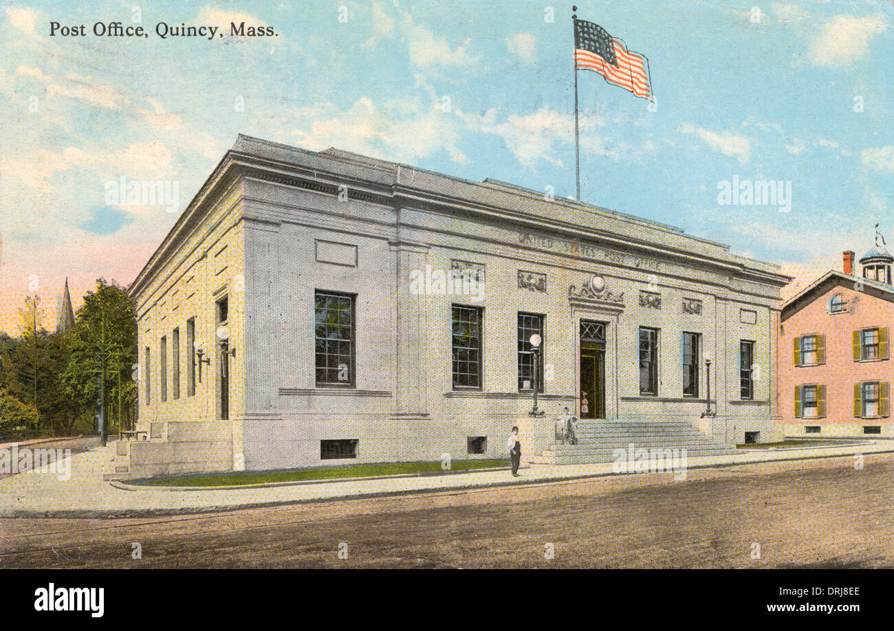 Post Office at Quincy, Massachusetts, USA Stock Photo Alamy