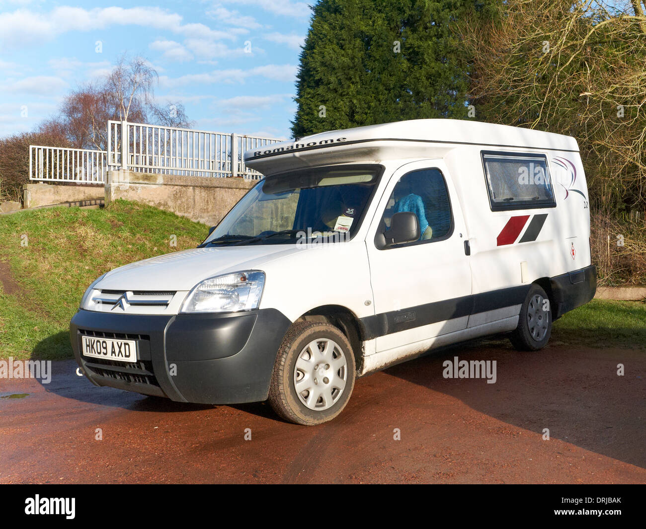 Citroen Romahome camper van UK Stock Photo - Alamy