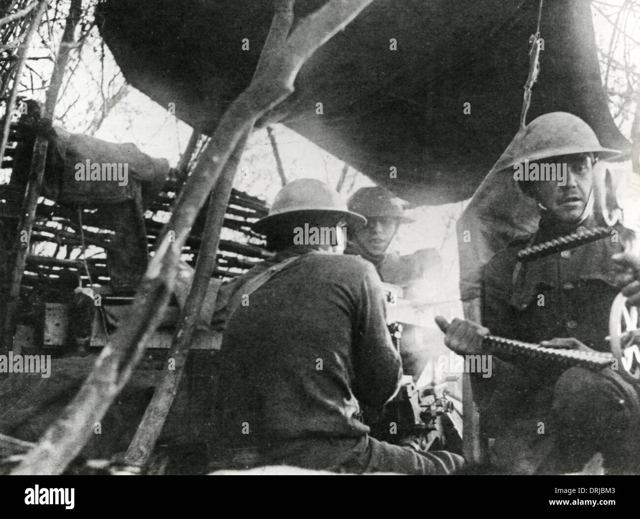 American gunner world war one france hi-res stock photography and ...