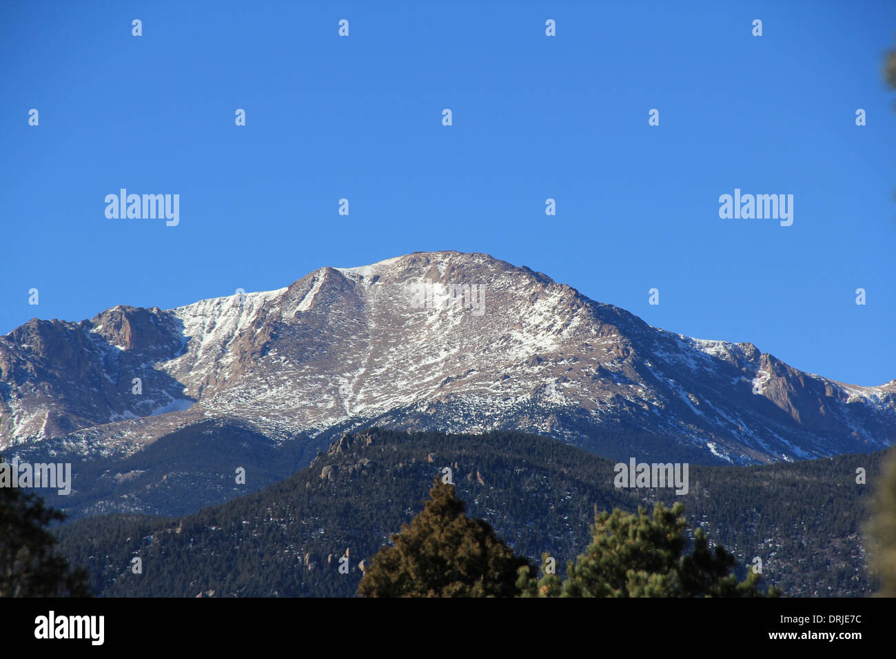 Pikes Peak Stock Photo