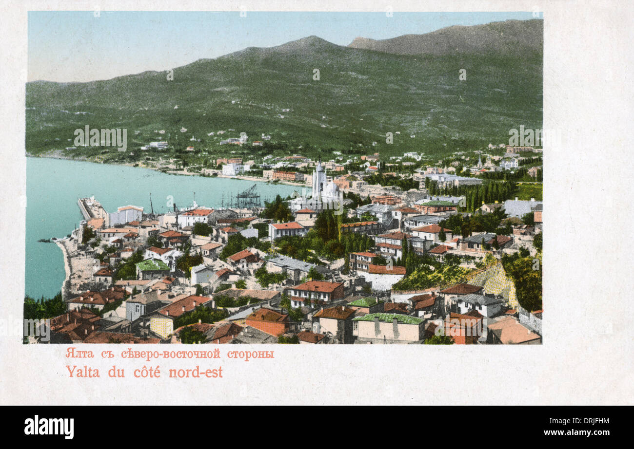 View of Yalta, Crimea, Ukraine Stock Photo